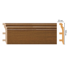 Цветной напольный плинтус Decomaster D232-85 (100*22*2400 мм)