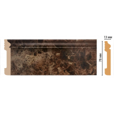 Цветной напольный плинтус Decomaster D005-713 (79*13*2400)