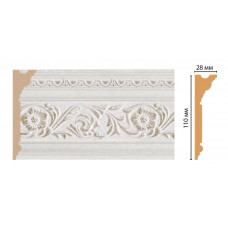 Карниз потолочный Decomaster D225-19D ДМ (110*28*2400)